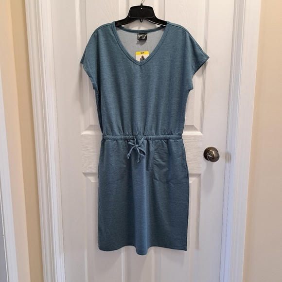 32 Degrees Cool Blue Casual Dress Women's Small Stretch Dress Sporty - Picture 9 of 16